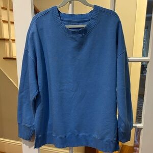 SO Blue Oversized Woman’s Sweatshirt size Large